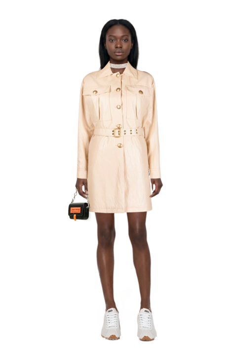 Outfit pinko top and plume mesh fabric sneakers