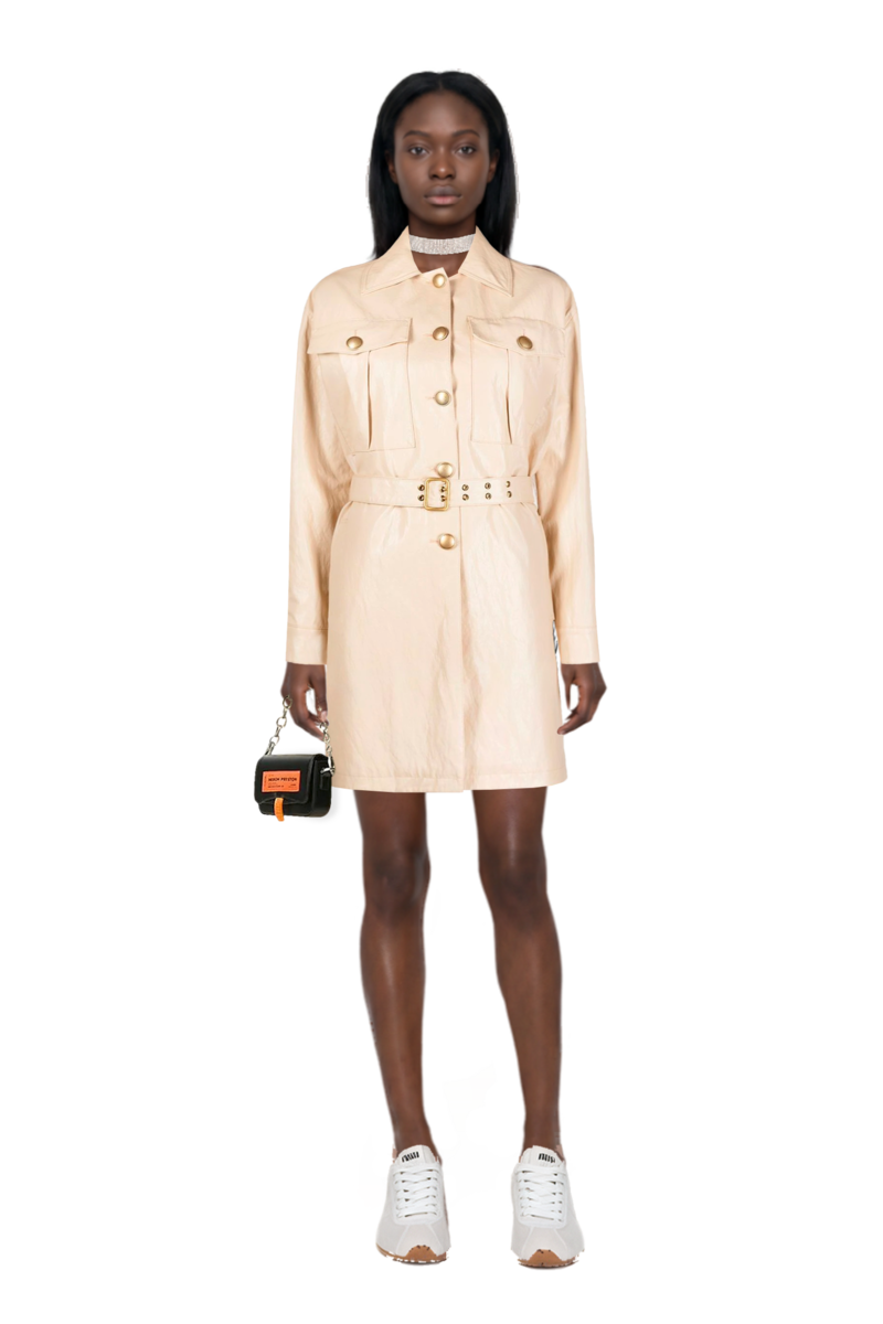 Outfit pinko top and plume mesh fabric sneakers