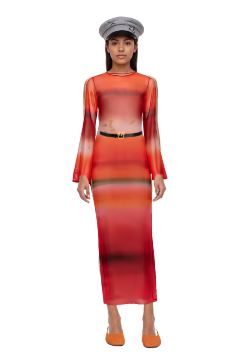 Outfit nora bell-sleeve cover up and pinko trouser belt