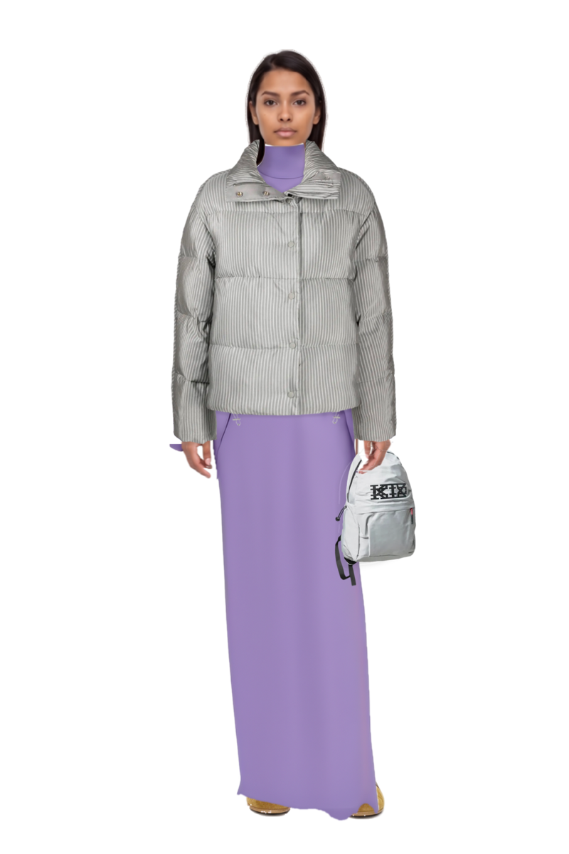 Outfit bacall  high neck dress and suede sneakers