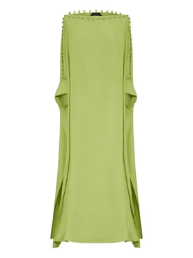 Taller Marmo one-shoulder button-detail kaftan