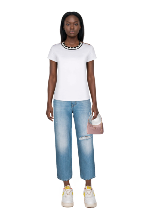Outfit air force 1 '07 lx "white/phantom/pearl white/yell" sneakers and mini re-edition 2005 re-nylon and saffiano bag