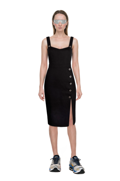 Outfit crystal-embellished geometric-frame sunglasses and wave prophecy 1 sneakers