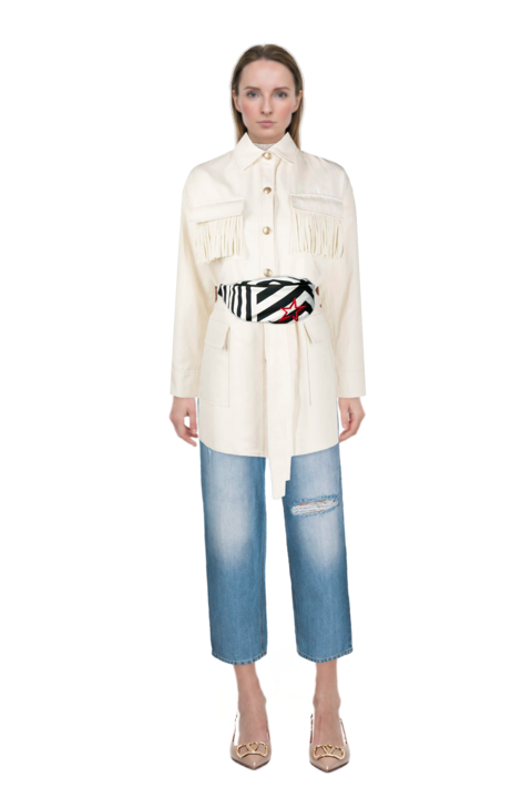 Outfit pinko top and vlogo signature slingback pumps