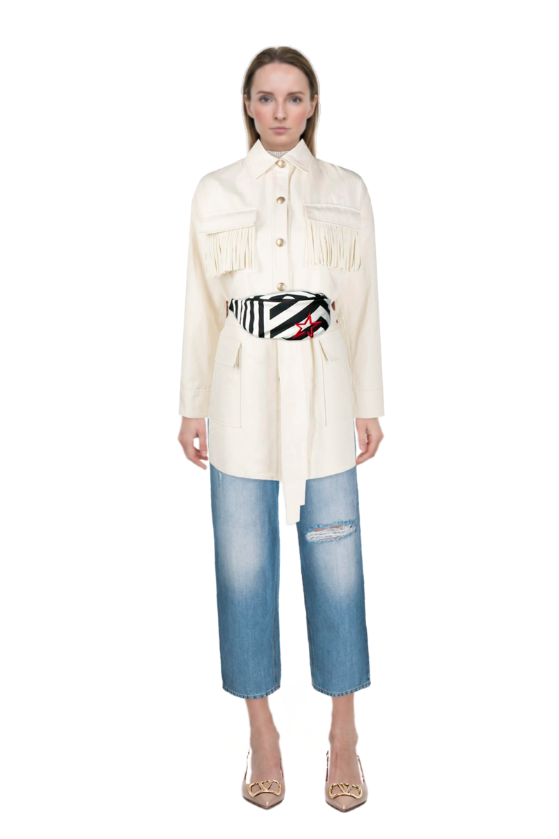 Outfit pinko top and vlogo signature slingback pumps