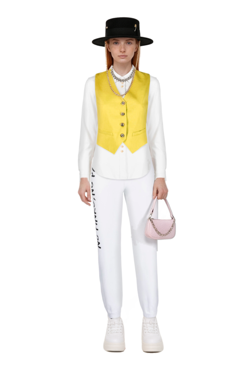 Outfit pinko waistcoat and pinko polo