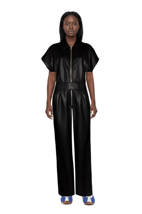 Outfit the 400 bleecker runner sneakers and 23 jumpsuit