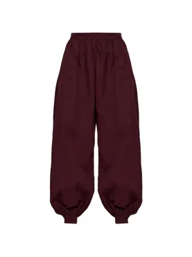 ROTATE BIRGER CHRISTENSEN gathered-cuff loose-fit trousers