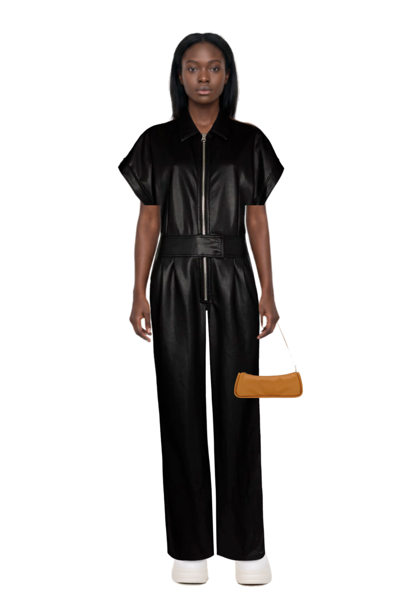 Outfit looong m shoulder bag and 23 jumpsuit