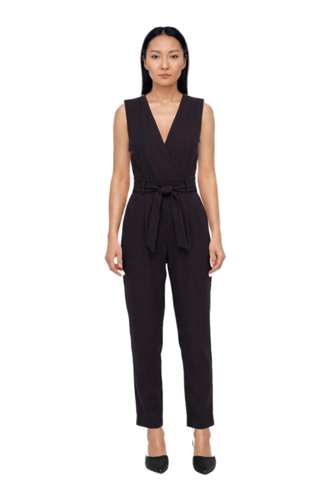 Outfit le cœur pointed-toe mules and pinko jumpsuit