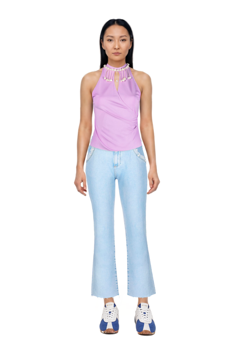 Outfit the 400 bleecker runner sneakers and pinko top