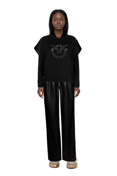 Outfit ball star sneakers and pinko sweatshirt
