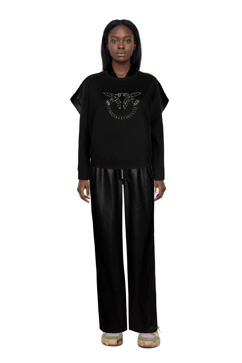 Outfit ball star sneakers and pinko sweatshirt