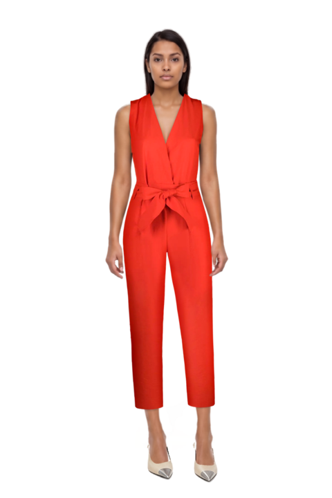 Outfit cassandre-plaque pumps and pinko jumpsuit