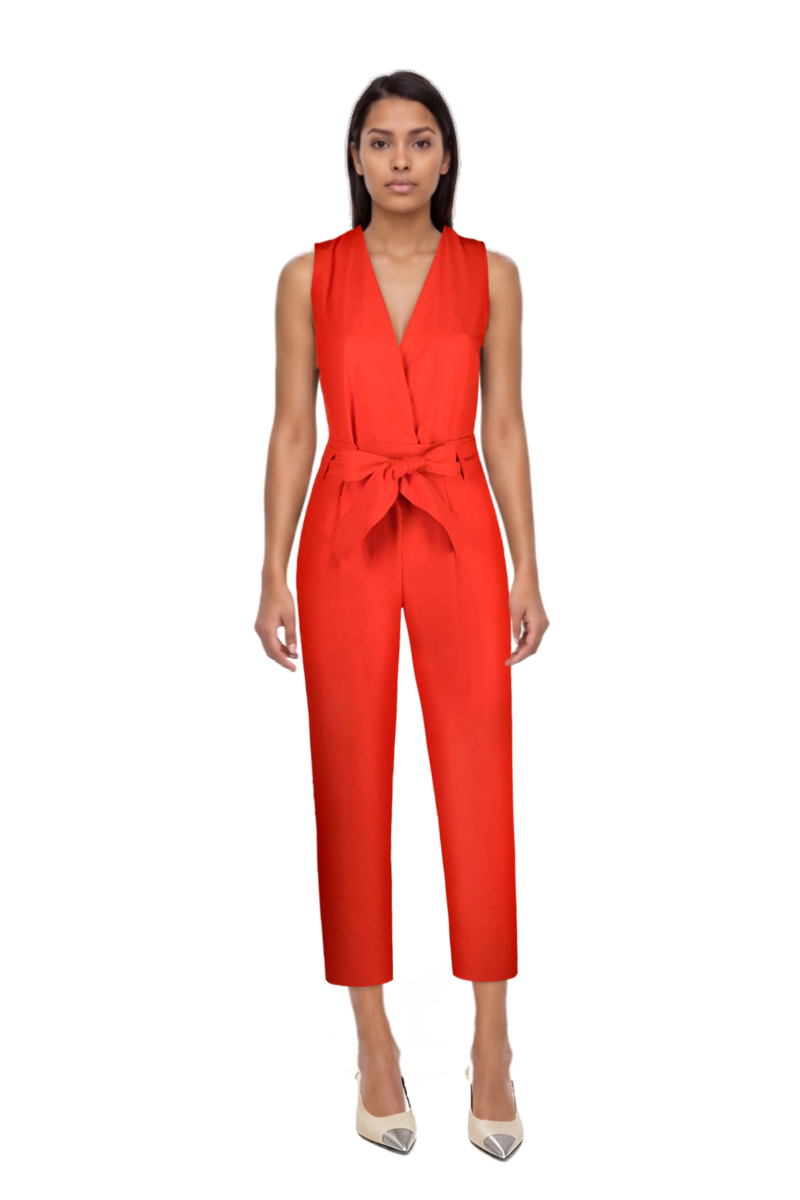 Outfit cassandre-plaque pumps and pinko jumpsuit