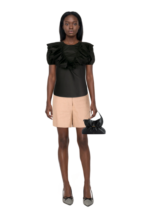 Outfit sphynx medium bag in smooth leather and scarlett 50 pumps