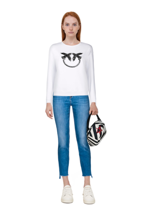 Outfit pinko sweatshirt and pinko jeans