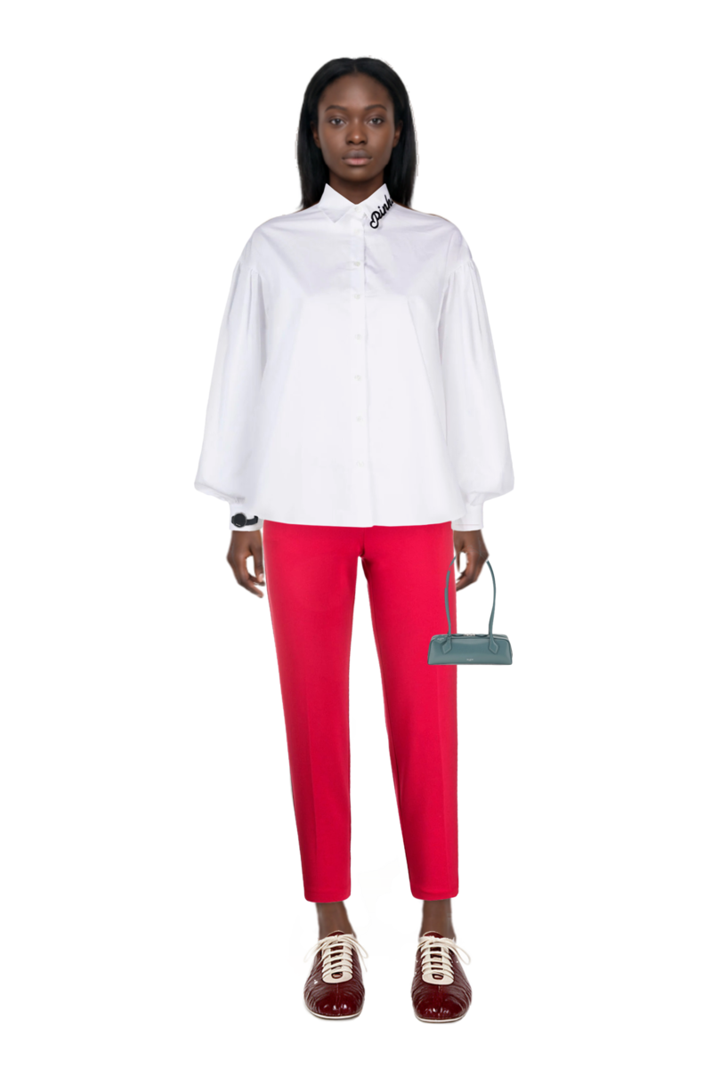 Outfit small le teckel shoulder bag and leren leather ballerina sneakers