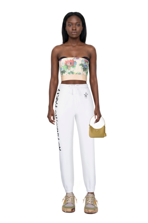 Outfit ball star sneakers and re-edition 2005 saffiano leather mini-bag