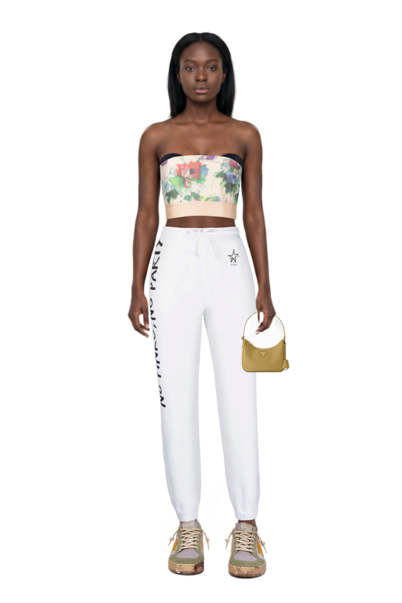 Outfit ball star sneakers and re-edition 2005 saffiano leather mini-bag