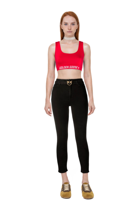 Outfit pinko jeans and suede sneakers
