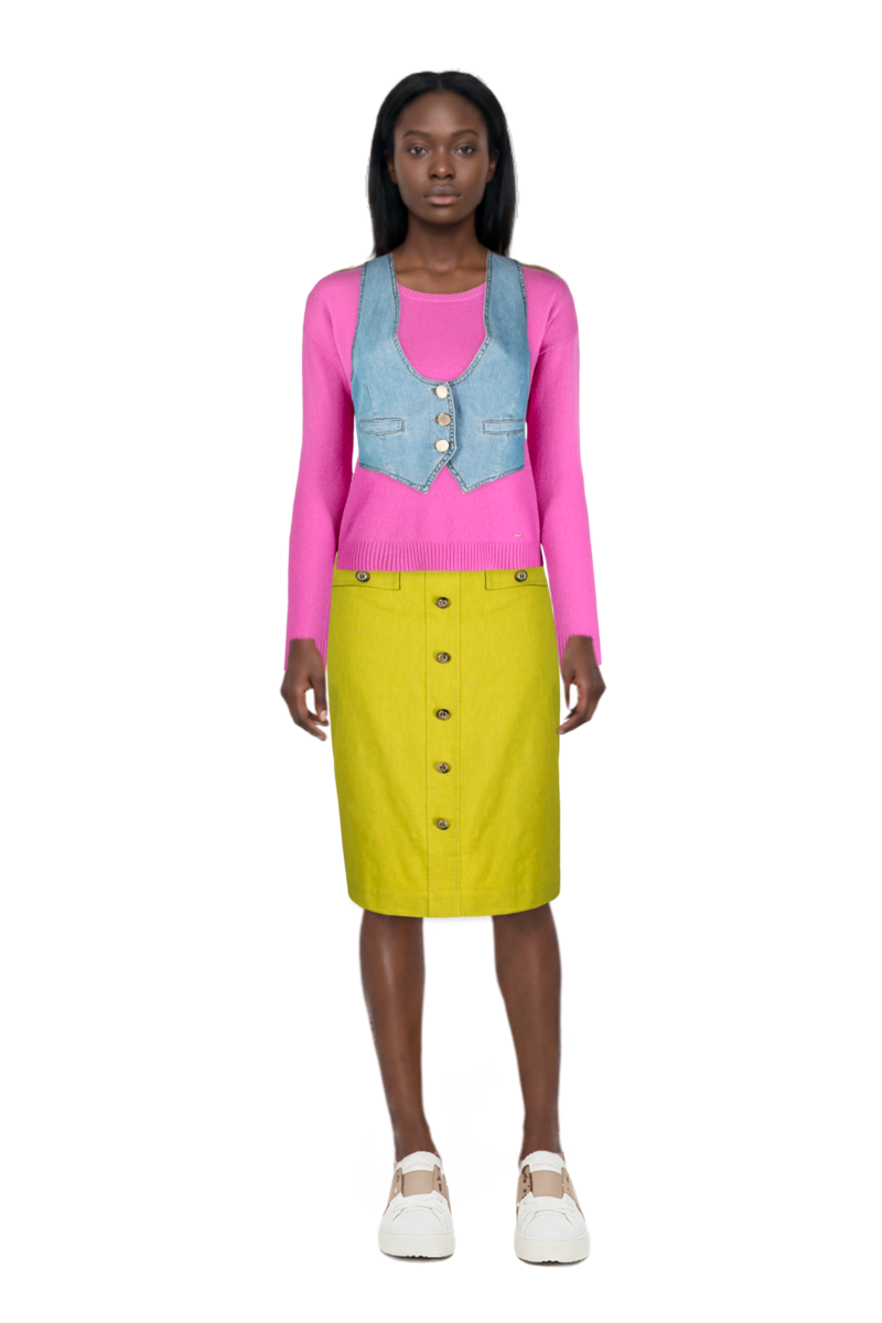 Outfit pinko skirt and pinko sweater