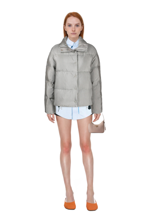 Outfit pinko shorts and re-edition 2005 nubuck and saffiano leather mini-bag