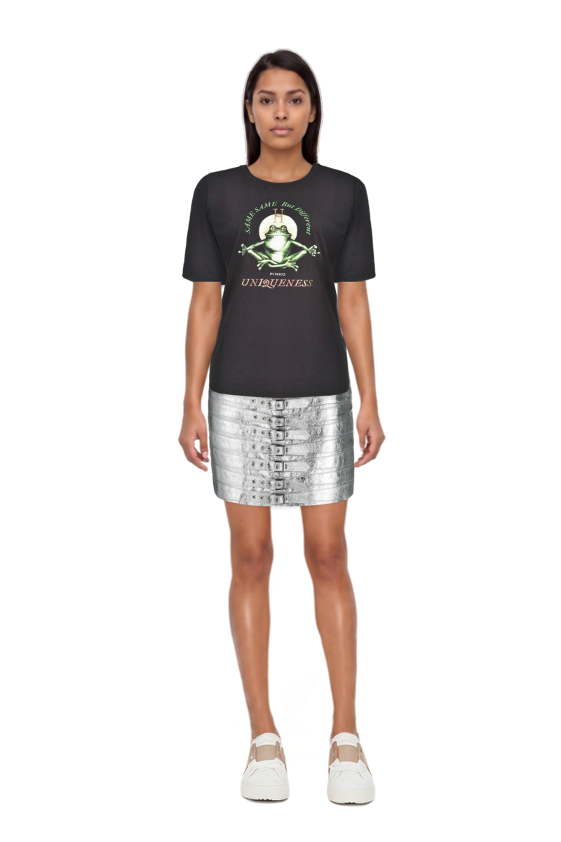 Outfit pinko t-shirt and 23 skirt