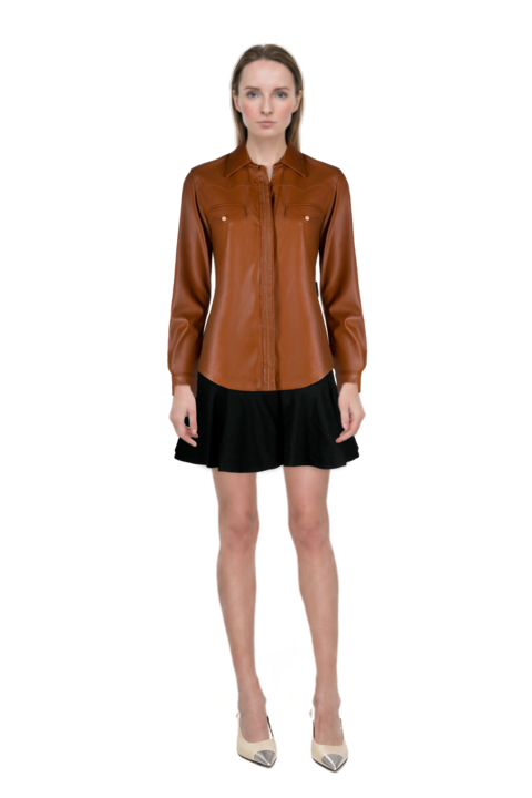 Outfit cassandre-plaque pumps and pinko skirt