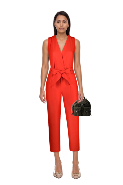 Outfit vlogo signature slingback pumps and medium quilted re-nylon backpack with saffiano leather trim