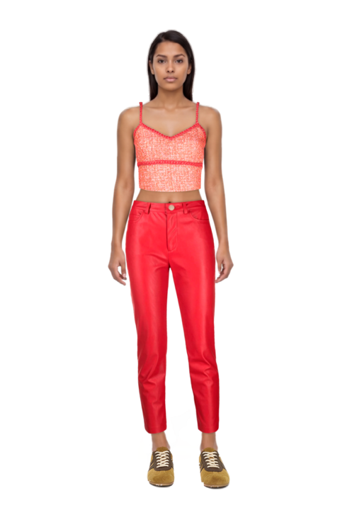 Outfit suede sneakers and pinko top