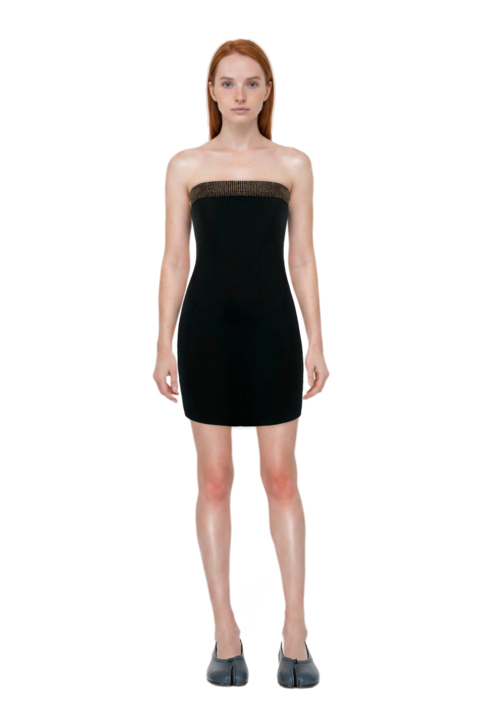 Outfit tabi ballet flats and pinko dress