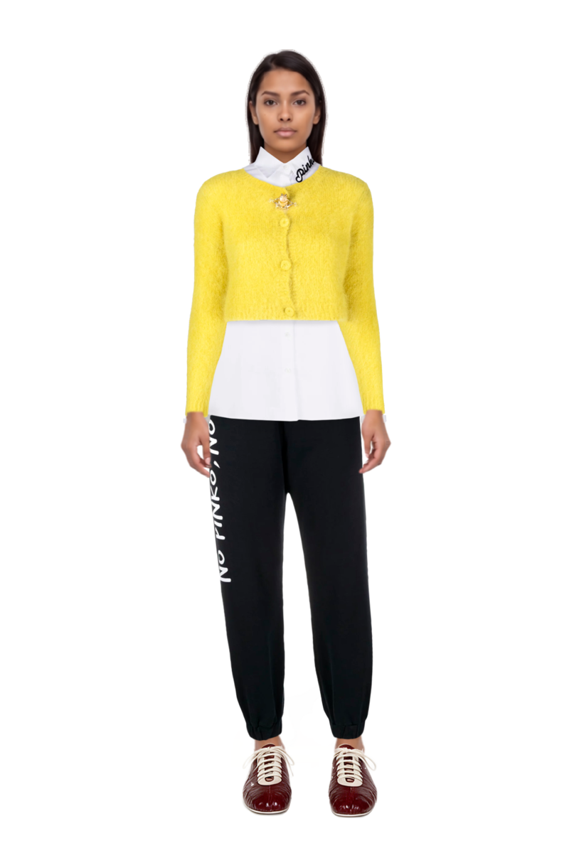 Outfit leren leather ballerina sneakers and pinko polo