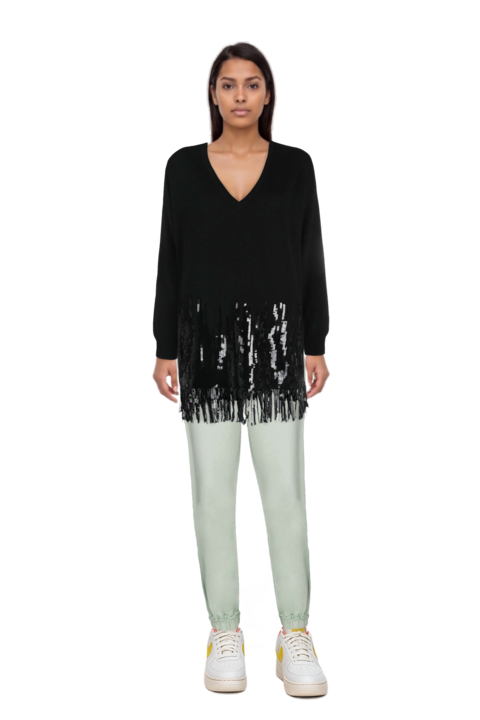 Outfit air force 1 '07 lx "white/phantom/pearl white/yell" sneakers and pinko sweater