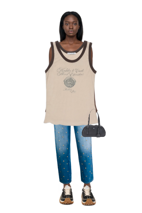 Outfit mesh mirage sneakers and ribbed tank top