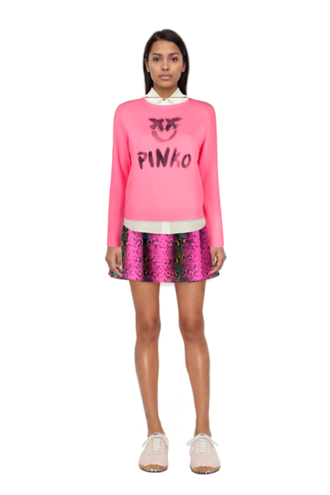 Outfit pinko trouser belt and x jacquemus moon shoe sneakers