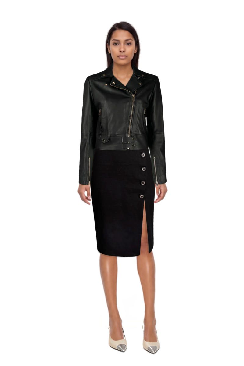 Outfit cassandre-plaque pumps and pinko dress