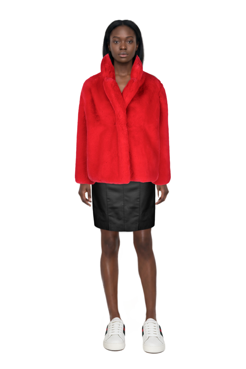 Outfit pinko dress and 23 fur coat