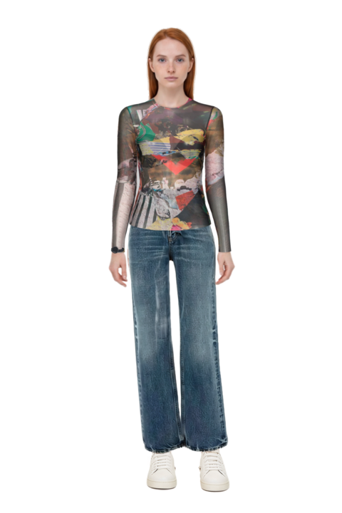 Outfit cotton jeans and 23 top