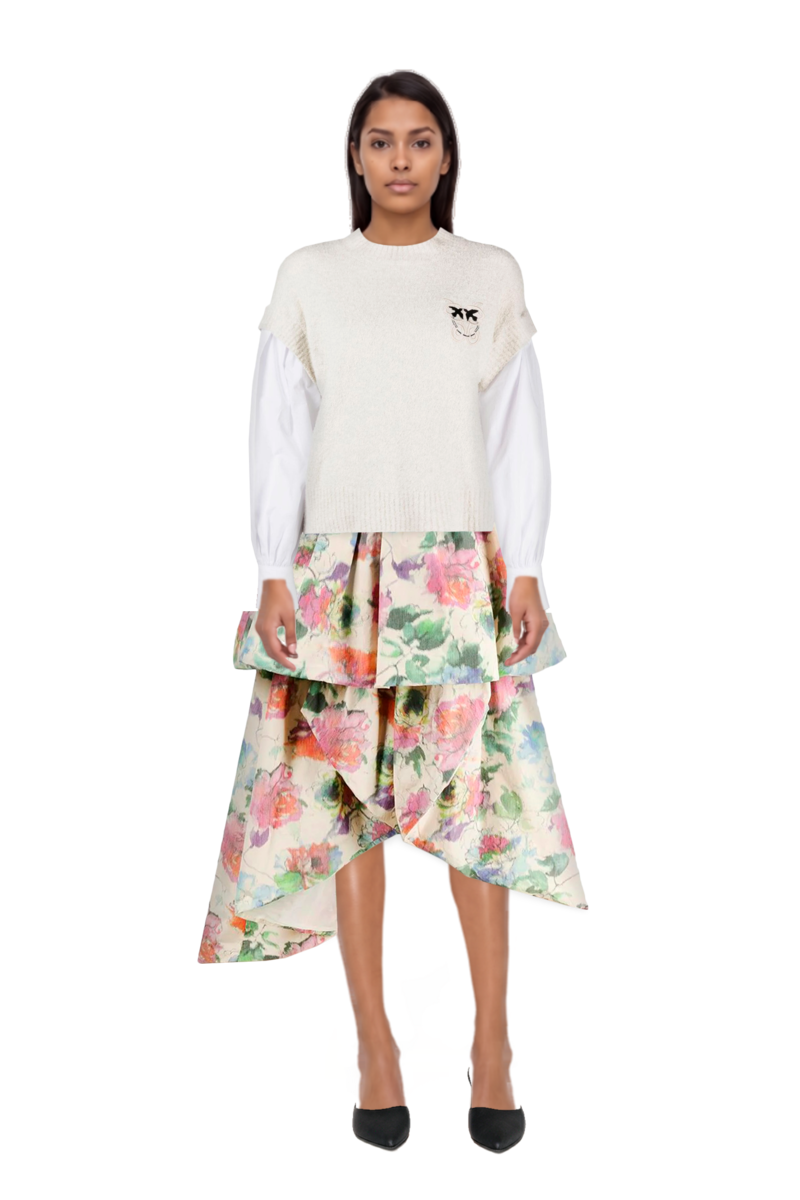 Outfit le cœur pointed-toe mules and pinko sweater