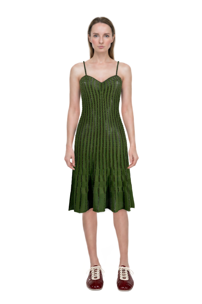 Outfit leren leather ballerina sneakers and pinko dress