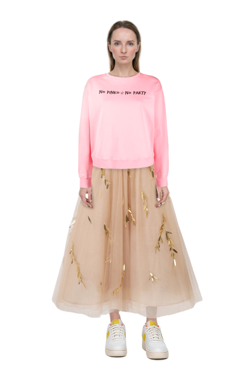Outfit embroidered tulle strapless midi dress and air force 1 '07 lx "white/phantom/pearl white/yell" sneakers