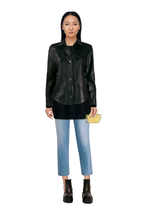 Outfit pinko jacket and le pliage xtra xs handbag