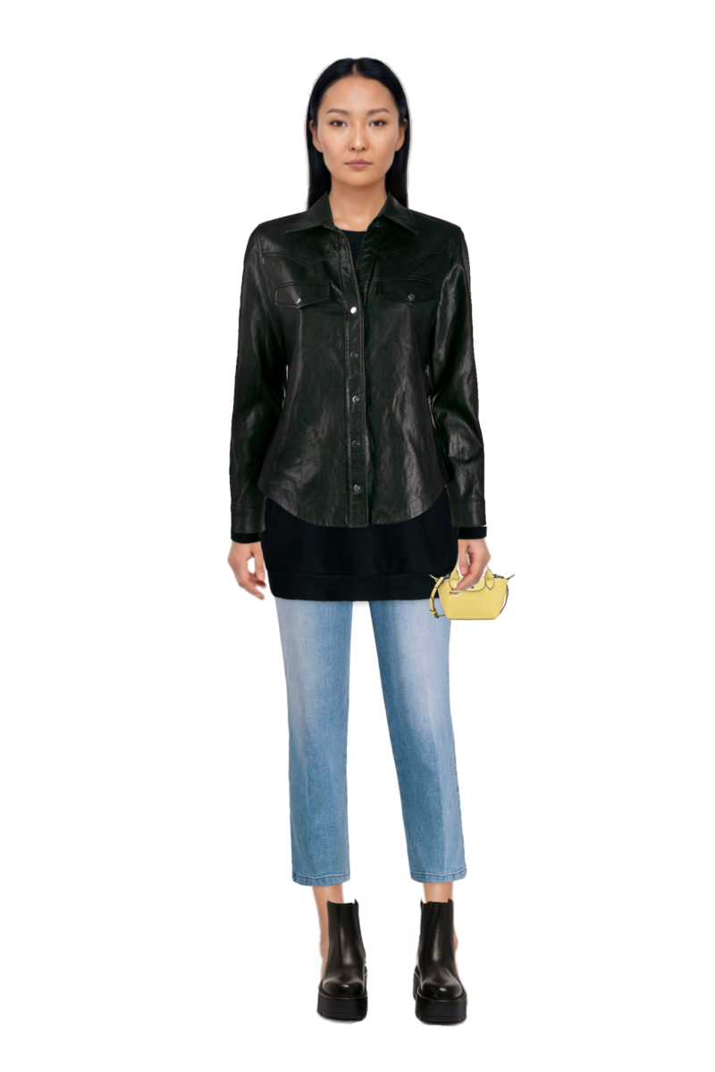 Outfit pinko jacket and le pliage xtra xs handbag
