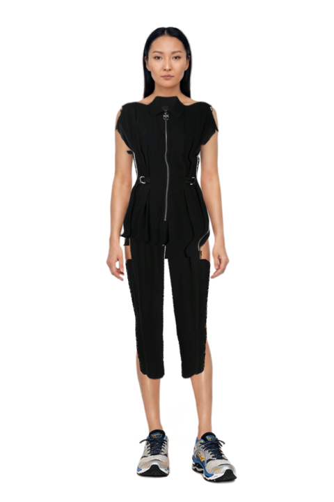 Outfit wave prophecy 1 sneakers and pinko jumpsuit