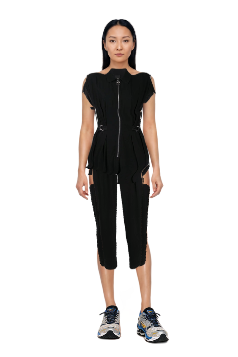 Outfit wave prophecy 1 sneakers and pinko jumpsuit