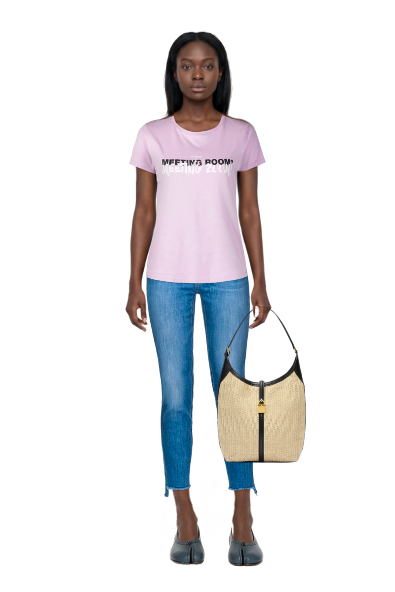 Outfit siena raffia tote bag and tabi ballet flats