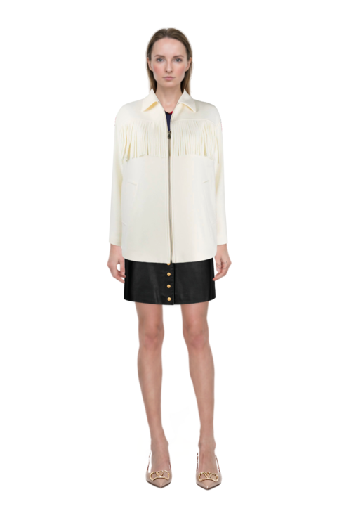 Outfit stretch cotton-jersey t-shirt and vlogo signature slingback pumps