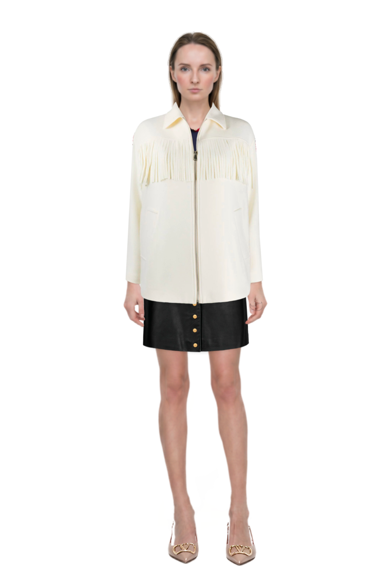 Outfit stretch cotton-jersey t-shirt and vlogo signature slingback pumps