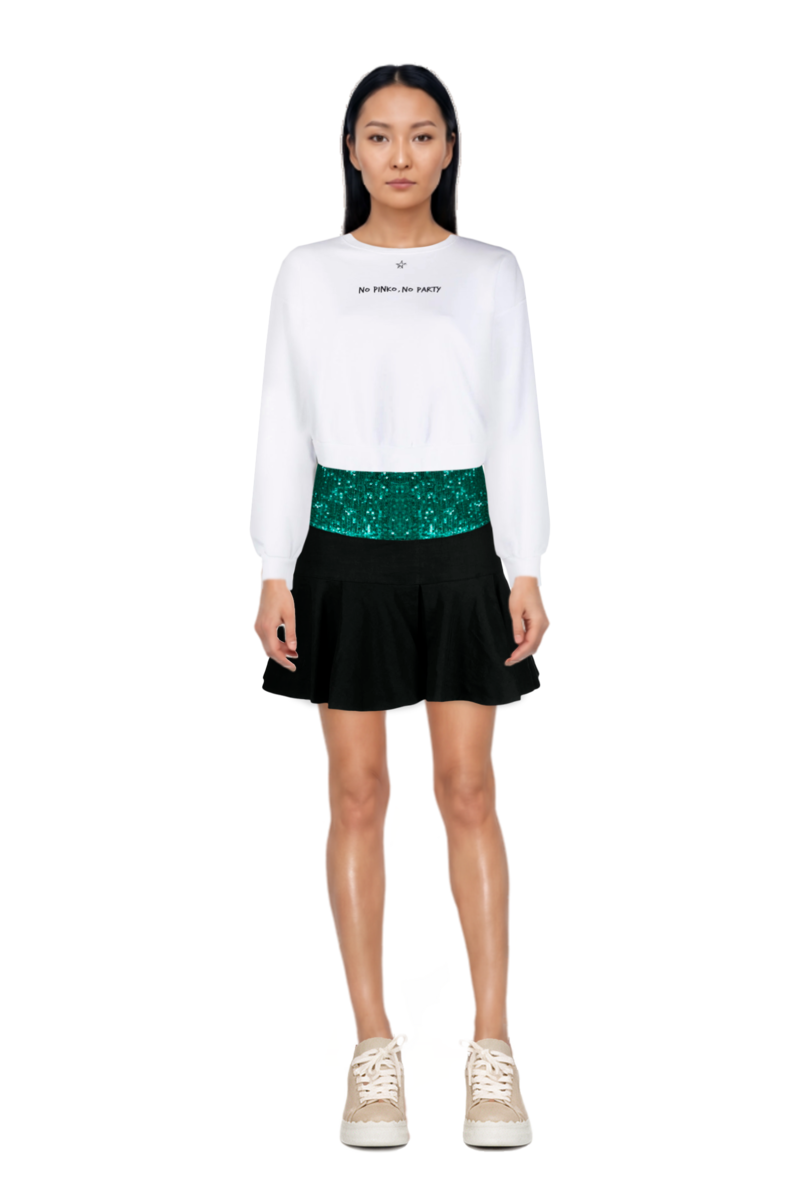 Outfit pinko skirt and pinko sweatshirt